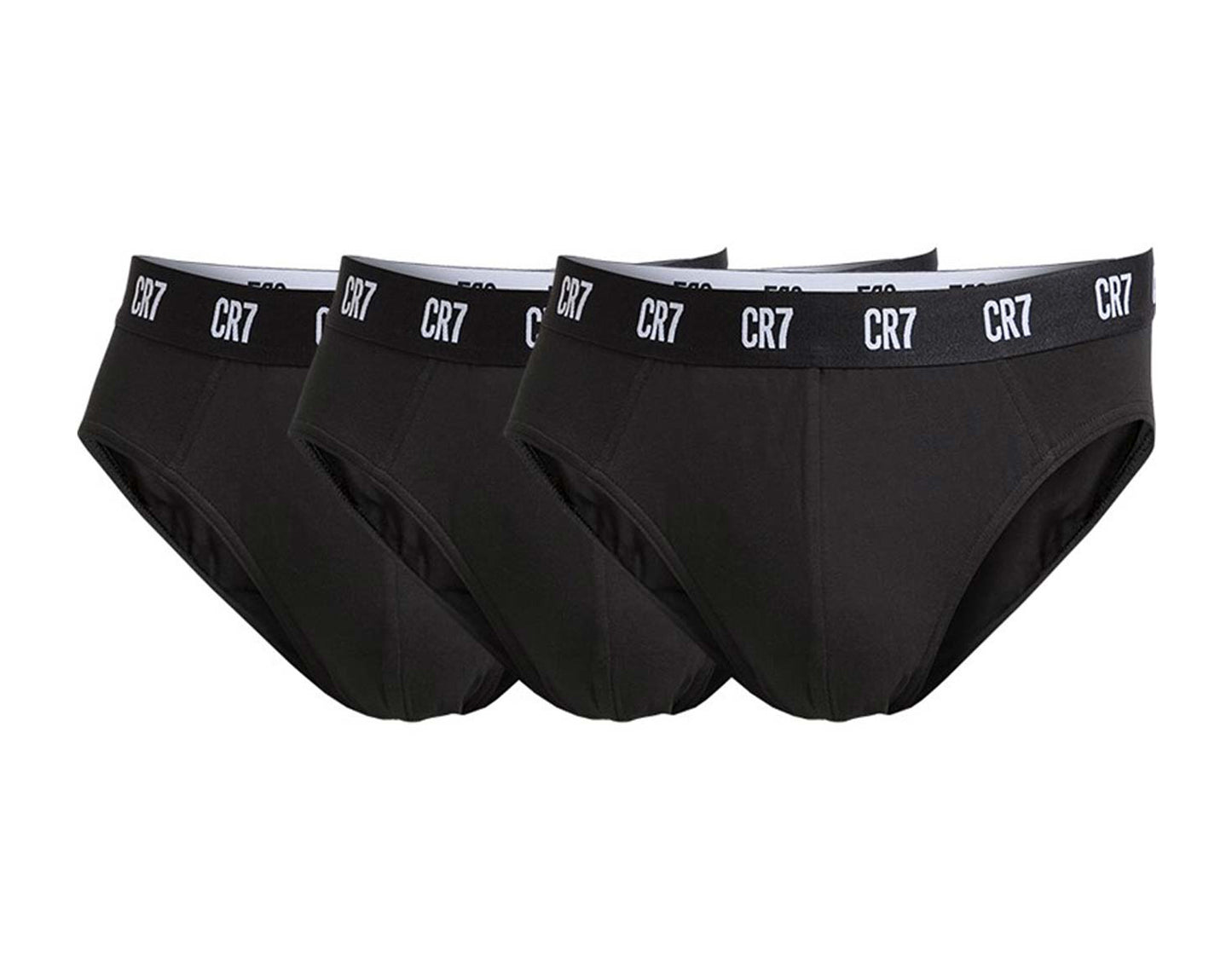Cristiano Ronaldo CR7 Basic 3-Pack Briefs Black Men's Underwear 8100-66-900