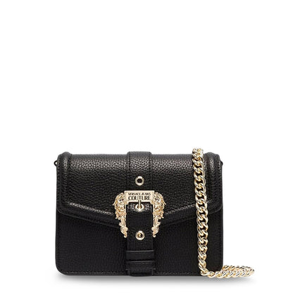 Versace Jeans Couture Chain Wallet Black Women's Crossbody Bag 71VA4BF6-71578-899