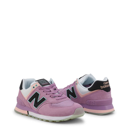 New Balance 574 Canyon Violet/Peach Soda/Black Women's Shoes WL574SAW