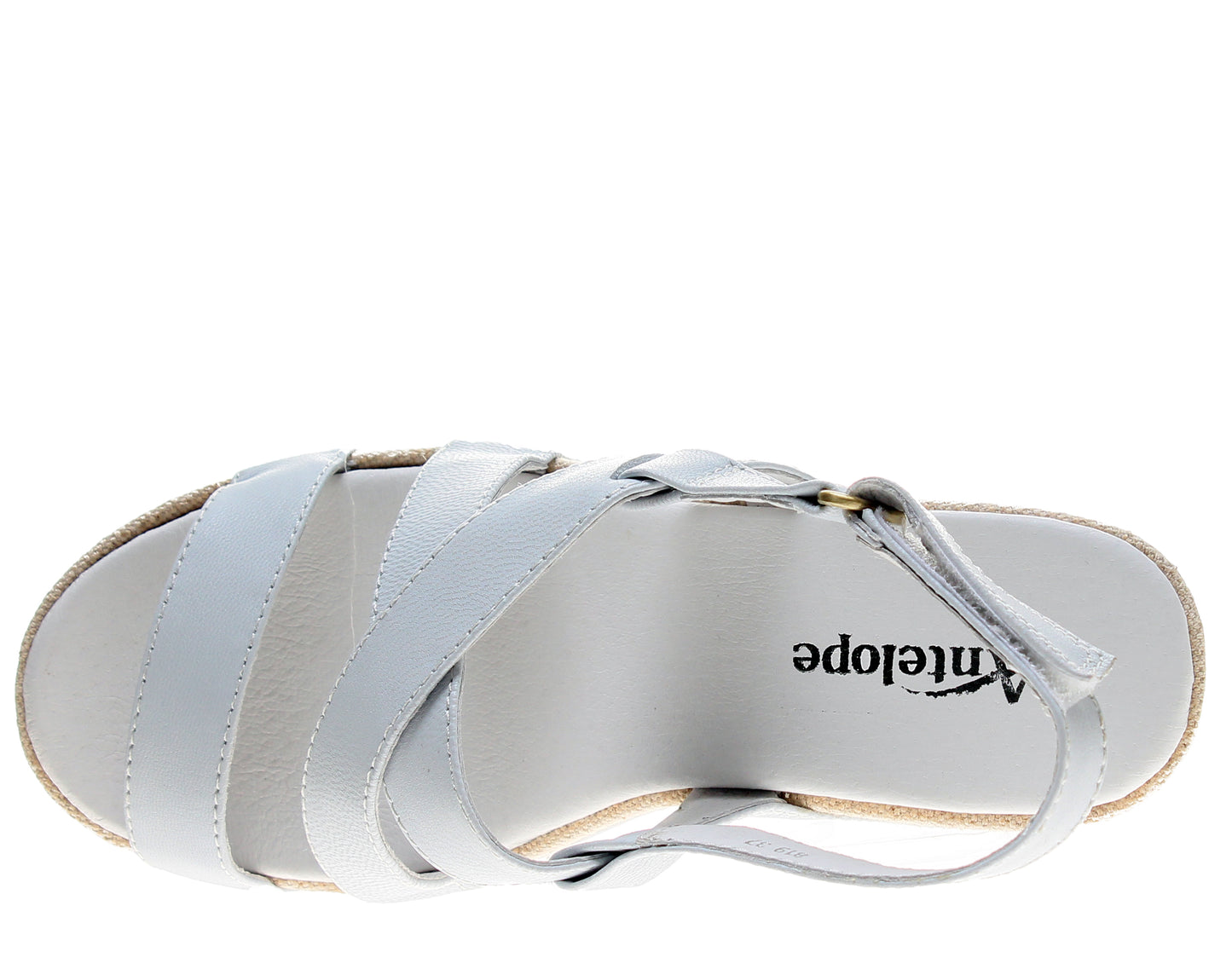 Antelope 819 Off White Women's Wedge Sandals 819-OFFWHITE