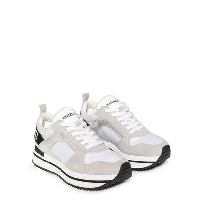 Bikkembergs Ladene Low Top White/Silver Women's Sneakers 192BKW0057100