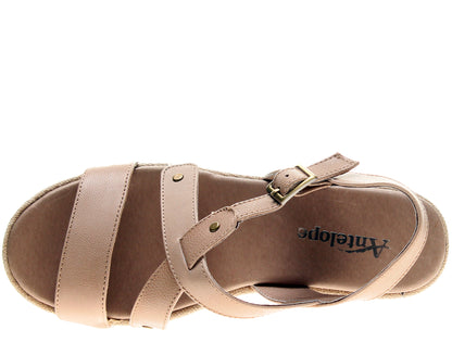 Antelope 821 Slingback Makeup Women's Wedge Sandals 821-MAKEUP