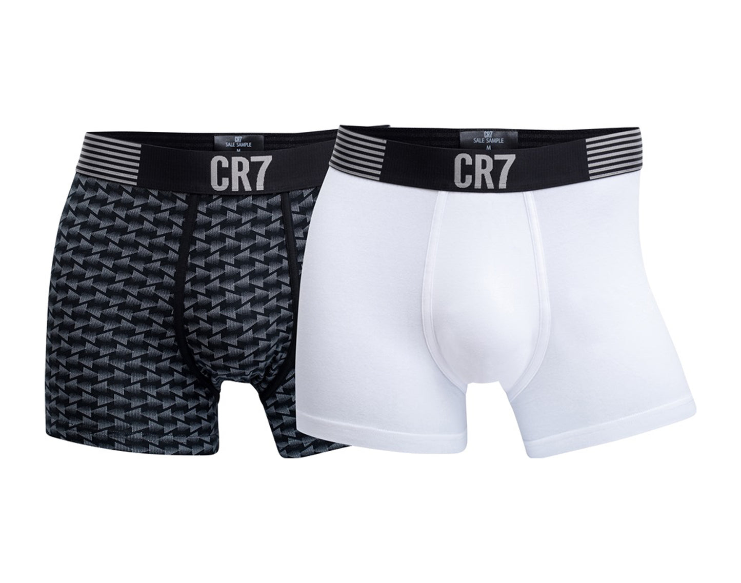 Cristiano Ronaldo CR7 2-Pack Boxer Briefs Black/White Men's Underwear 8302-49-535