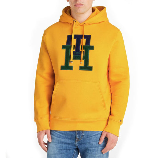 Tommy Hilfiger Icons Monogram Casual Fit Hoodie Solstice Men's Sweatshirt MW0MW29586-ZEW