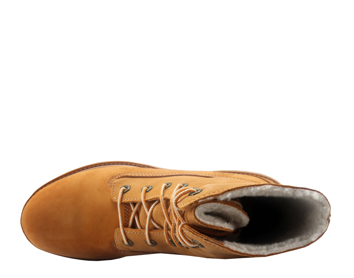 Timberland Authentics Teddy Fleece Fold-Down Wheat Nubuck Women's Boots 8329R