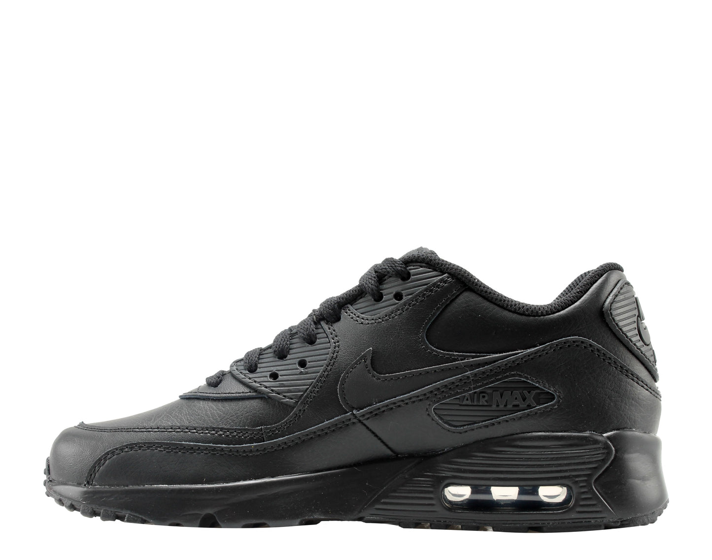 Nike Air Max 90 LTR (GS) Black/Black Big Kid's Running Shoes 833412-001