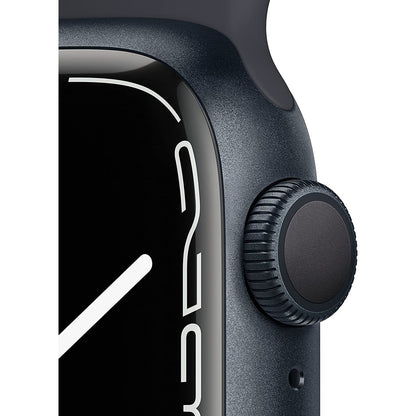 Apple Watch Series 7 (GPS) 41mm Midnight Aluminum Case with Sport Band Regular
