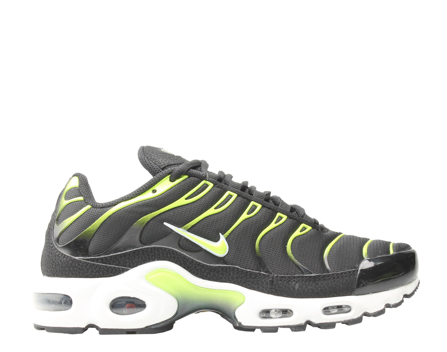 Nike Air Max Plus Black/Volt-White-Platnium Tint Men's Running Shoes 852630-037