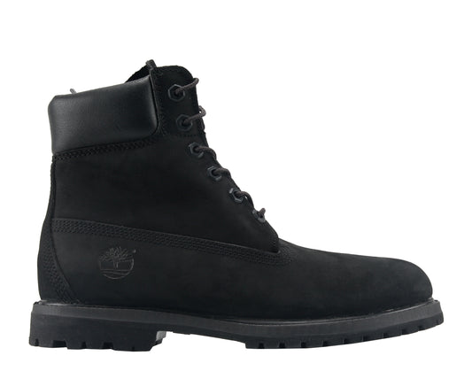 Timberland 6-Inch Premium Waterproof Black Nubuck Women's Boots 8658A