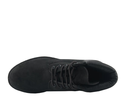 Timberland 6-Inch Premium Waterproof Black Nubuck Women's Boots 8658A