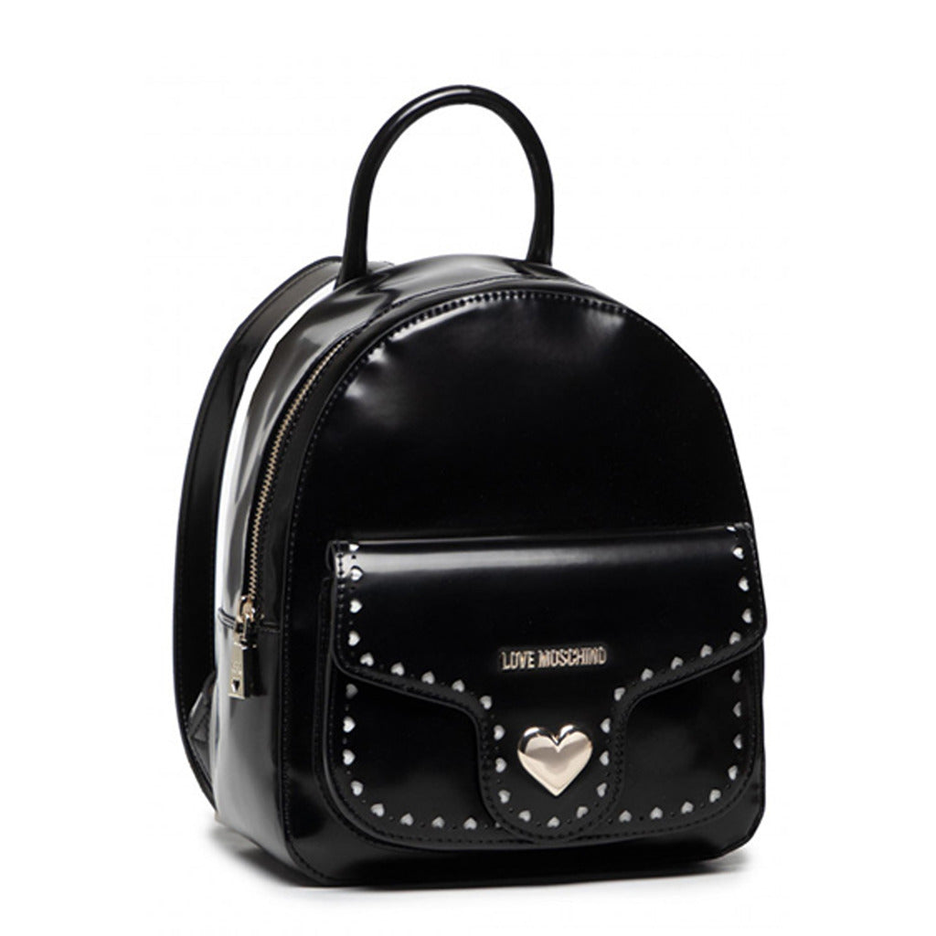 Love Moschino Love Little Brogue Black Women's Backpack JC4032PP1ELF100A