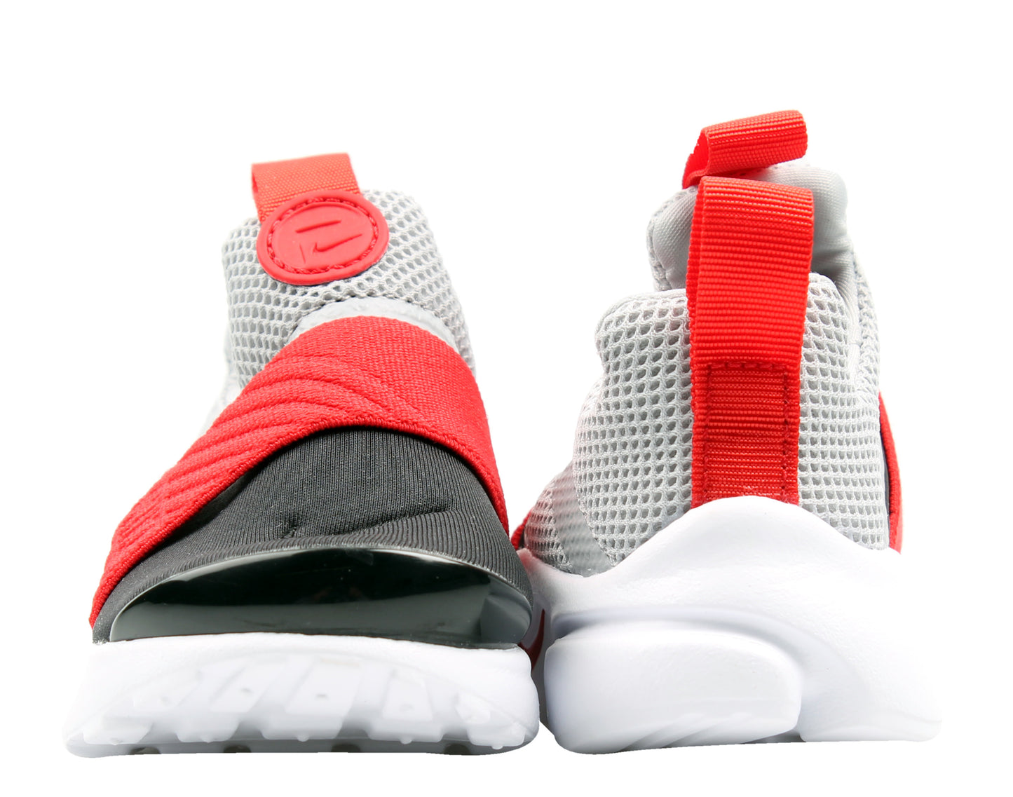 Nike Presto Extreme (TD) Grey/Red-Black Big Little Kids Running Shoes 870019-009