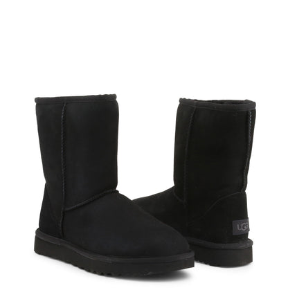 UGG Classic Short II Black Women's Boots 1016223-BLK