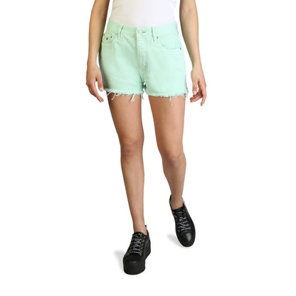 Tommy Hilfiger Green Denim Women's Shorts DW02932-300
