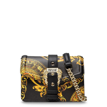 Versace Jeans Couture Baroque Black/Gold Women's Crossbody Bag 71VA4BF6-71880-G89