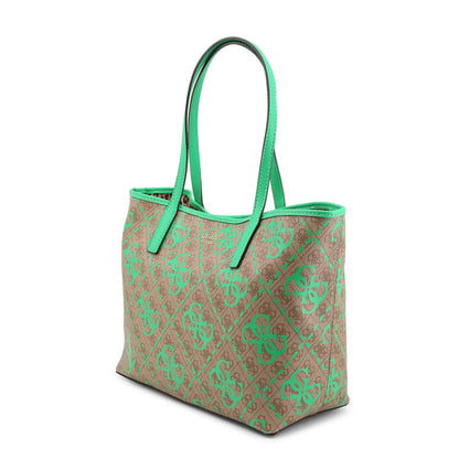 Guess Vikky Brown/Green Women's Shopping Bag HWSW69-95230
