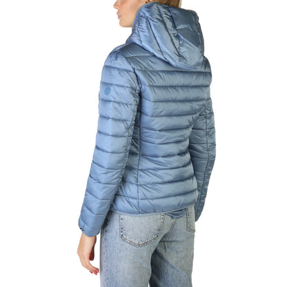 Save The Duck Alexis Hooded Coronet Blue Women's Puffer Jacket D33620W-IRIS15-90045