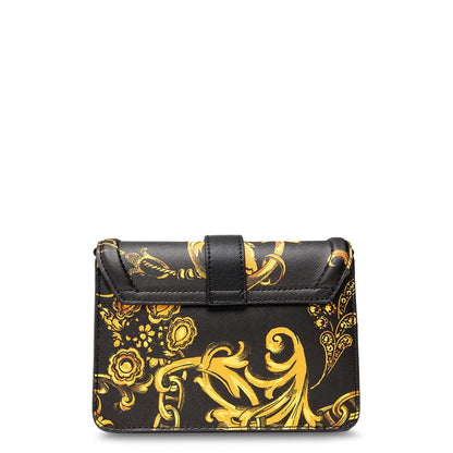 Versace Jeans Couture Baroque Black/Gold Women's Crossbody Bag 71VA4BF6-71880-G89
