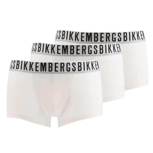 Bikkembergs 3-Pack Boxer Briefs White Men's Underwear 221BKK1UTR01TR0000