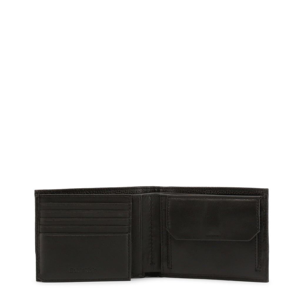 Calvin Klein Leather Trifold CK Black Men's Wallet K50K509179-BAX
