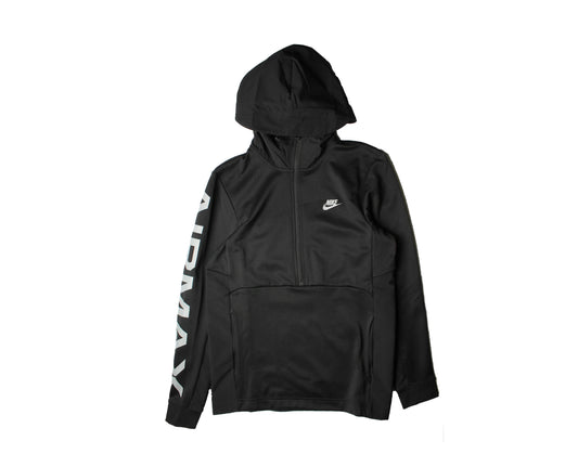 Nike Sportswear Air Max Half-Zip Pull Over Black/Grey Men's Hoodie 931854-010