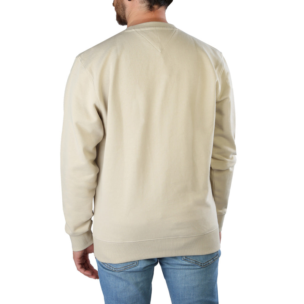 Tommy Hilfiger Crewneck Beige Men's Sweatshirt DM0DM14341-ACM