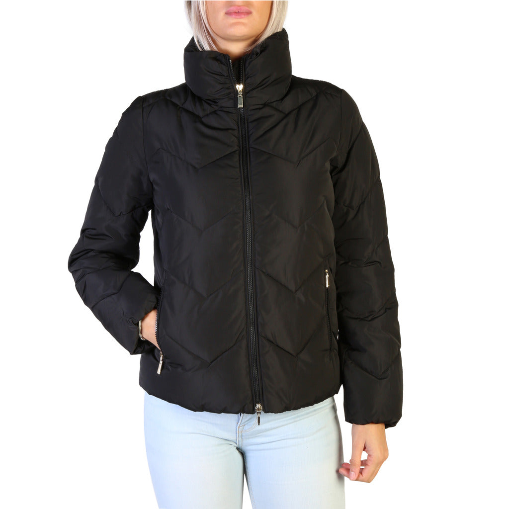 Geox Annya Breathable Bomber Black Women's Down Jacket W8428DT2506F9000