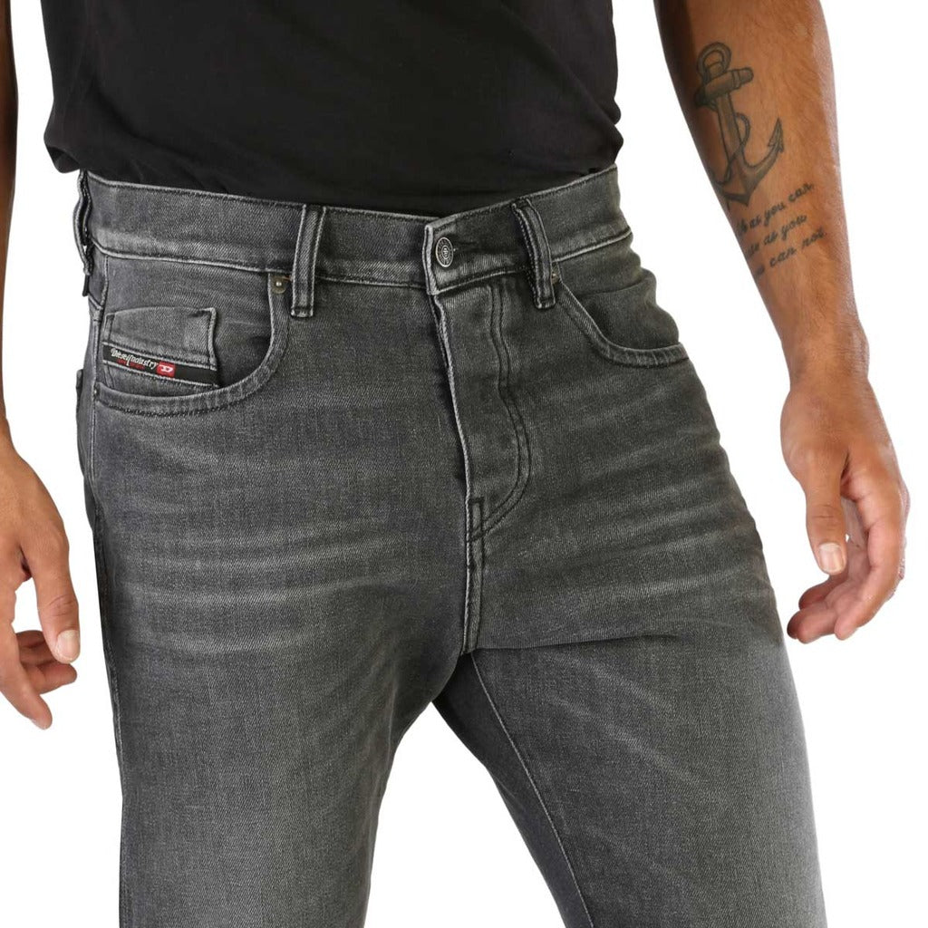 Diesel D-Viker Straight Black/Dark Grey Men's Jeans A0333609B4202