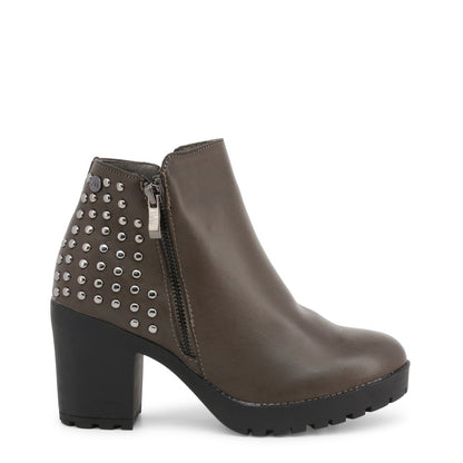 Xti Studs Dark Grey Women's Ankle Boots 04845602