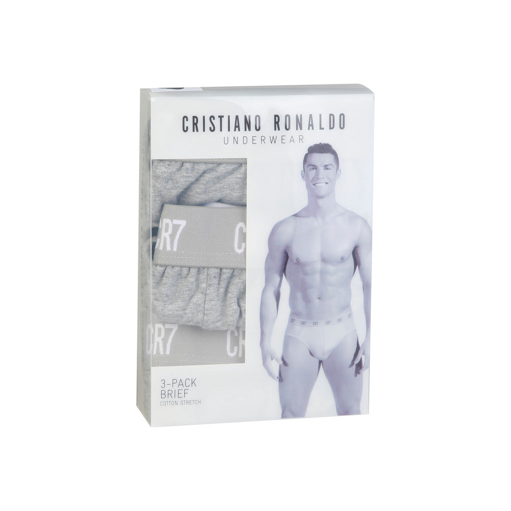 Cristiano Ronaldo CR7 3-Pack Briefs Grey Men's Underwear 8100-6610-700