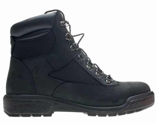 Timberland 6-Inch Waterproof Field Boot Black Nubuck Men's Boots 98518