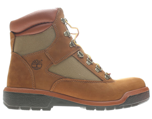 Timberland 6-Inch Waterproof Field Boot Medium Brown Nubuck Men's Boots 98519