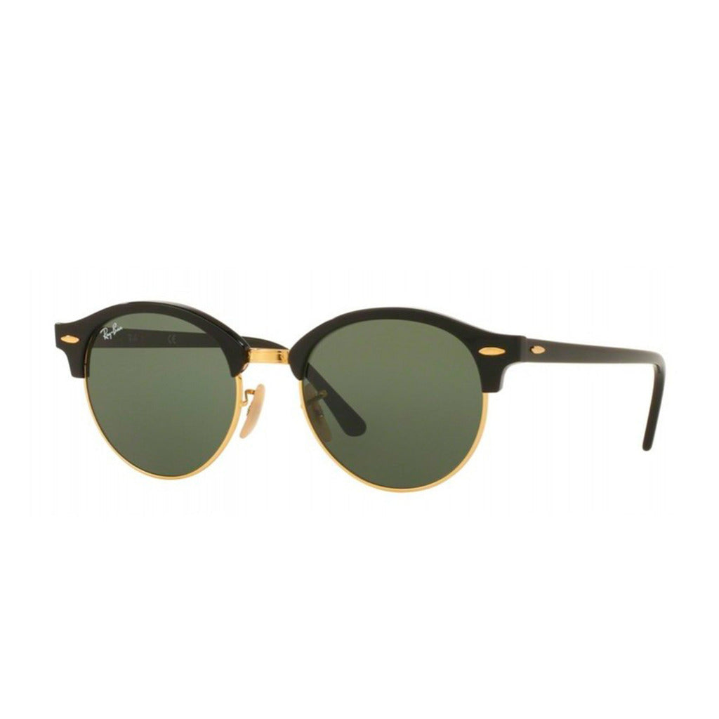 Ray-Ban Clubround Classic Black/Green Sunglasses RB4246-901 51-19
