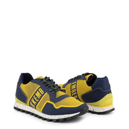Bikkembergs FEND-ER 2084 Low Yellow/Blue Men's Casual Shoes BKE109290 Size 46 EUR