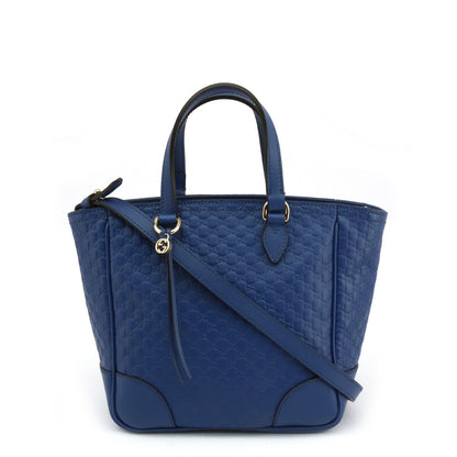 Gucci Convertible Guccissima GG Blue Women's Small Tote Bag 449241-BMJ1G-4231