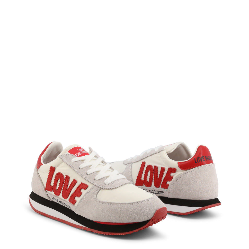 Love Moschino Walk Love White Women's Shoes JA15322G1EIN210A