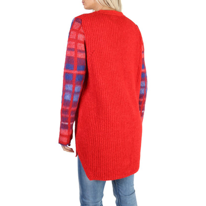 Tommy Hilfiger Button Down Red Women's Sweater WW20259-634