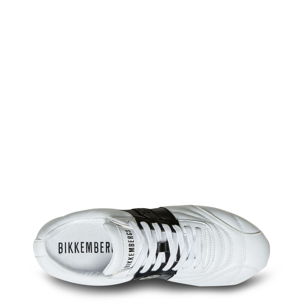 Bikkembergs Barthel Contrast Band White/Black Men's Sneakers 202BKM0111100