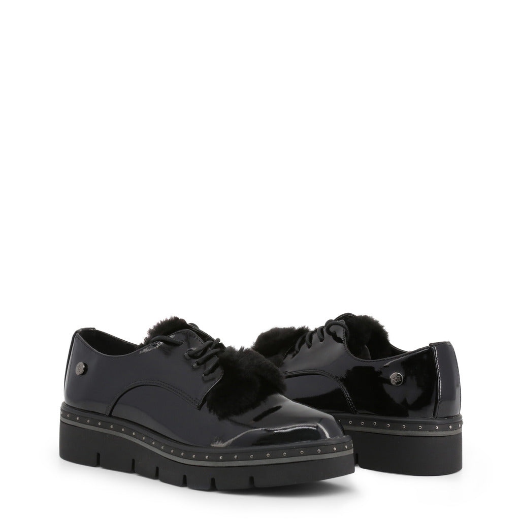 Xti Urban Oxford Black Women's Shoes 04839203