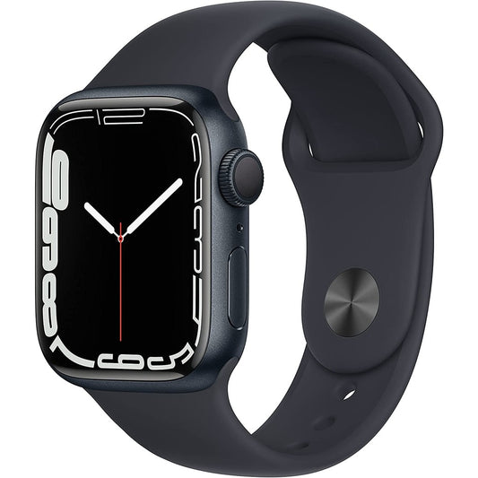 Apple Watch Series 7 (GPS) 41mm Midnight Aluminum Case with Sport Band Regular