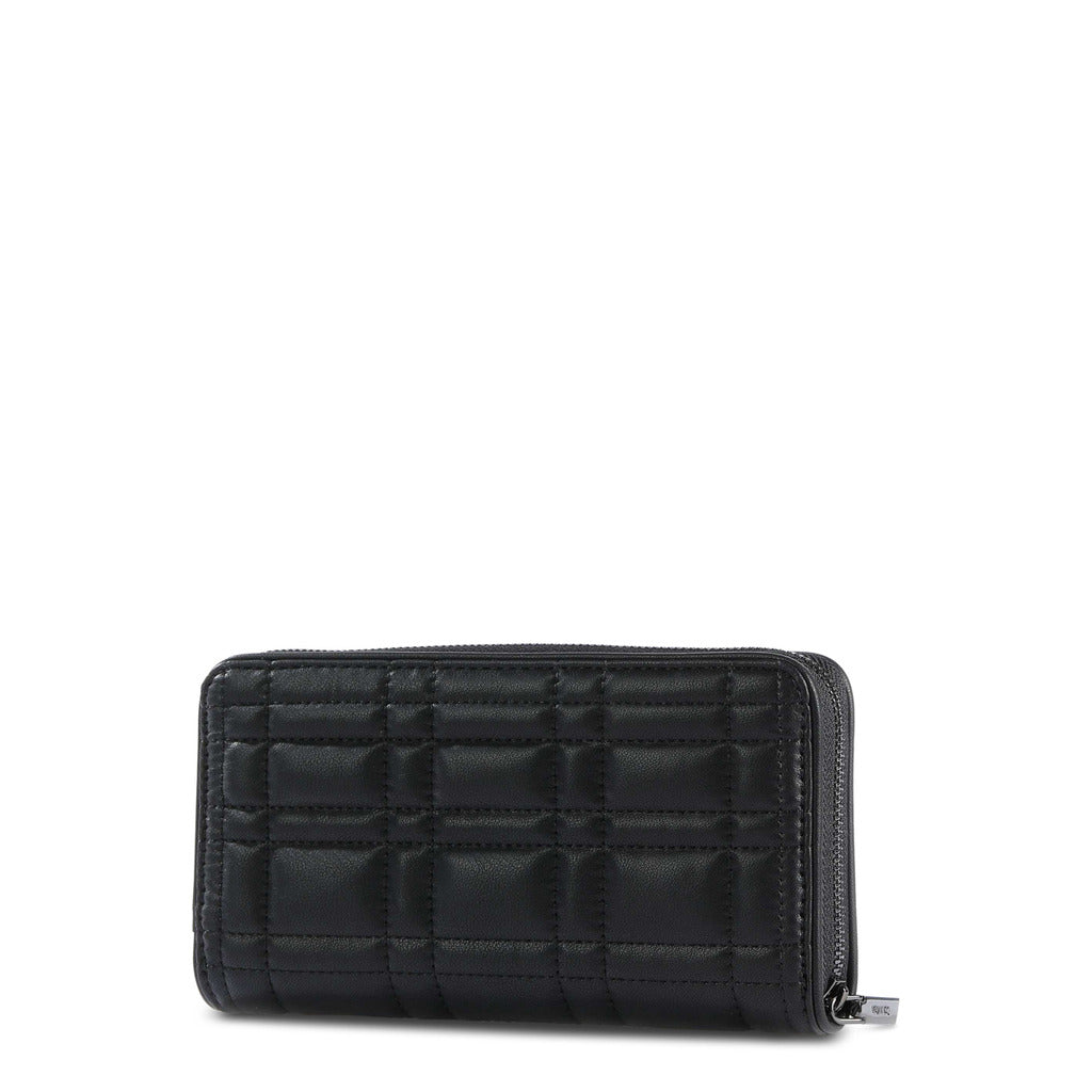 Calvin Klein Large Recycled Quilted Zip Around CK Black Women's Wallet K60K609912-BAX