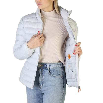 Save The Duck Carly Frozen Grey Women's Puffer Jacket D39760W-GIGA15-10021