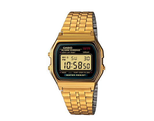 Casio Classic Vintage Digital Metal Gold/Black Men's Watch A159WGEA-1VT