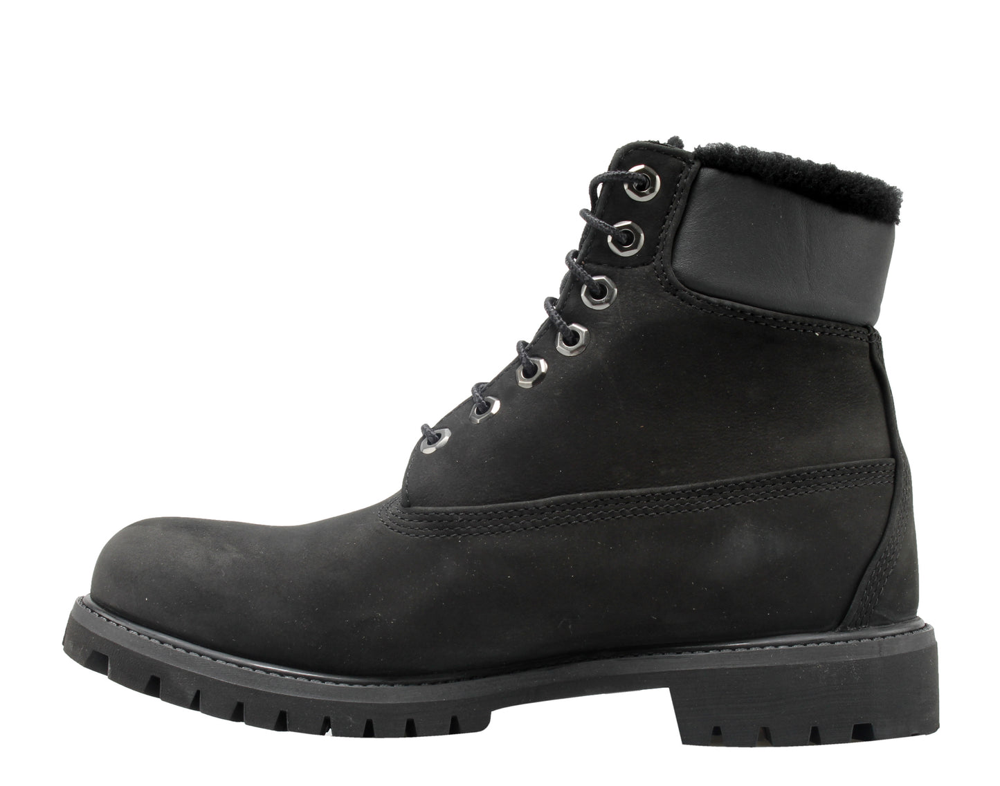 Timberland 6-Inch Premium Fur Line Black Men's Boots A16GB