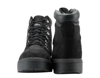 Timberland 6-Inch Waterproof Field Boot Black Nubuck Men's Boots A17KC