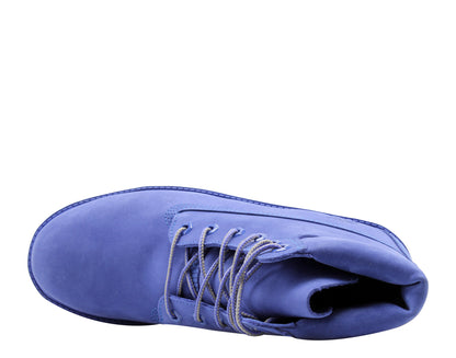 Timberland 6-Inch Premium Waterproof Blue Violet Junior Big Kids Boots A1P6H