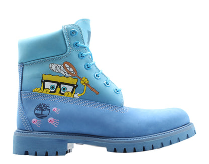 Timberland x SpongeBob Premium 6-Inch Waterproof Bright Blue Men's Boots A22T4