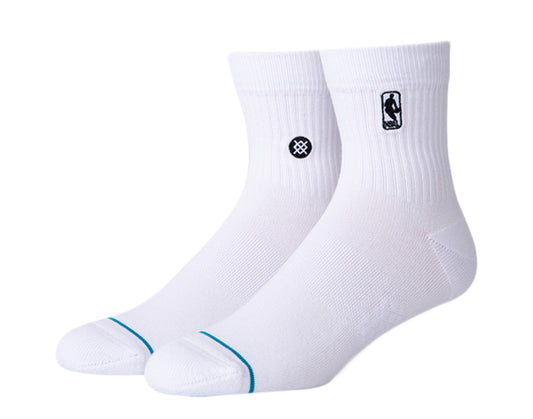 Stance Casual NBA Logoman ST QTR White Ankle Socks A356D20LOG-WHT