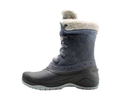 The North Face Shellista Roll Down Grisaille Grey/Black Women's Boots A3RQY-5RM