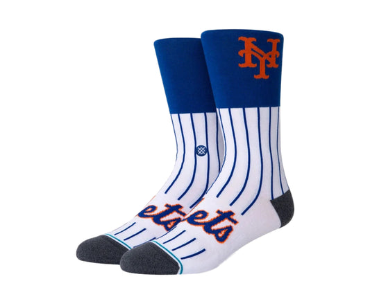 Stance MLB Stadium New York Mets Color White/Royal Crew Socks A545A20NYM-WHT